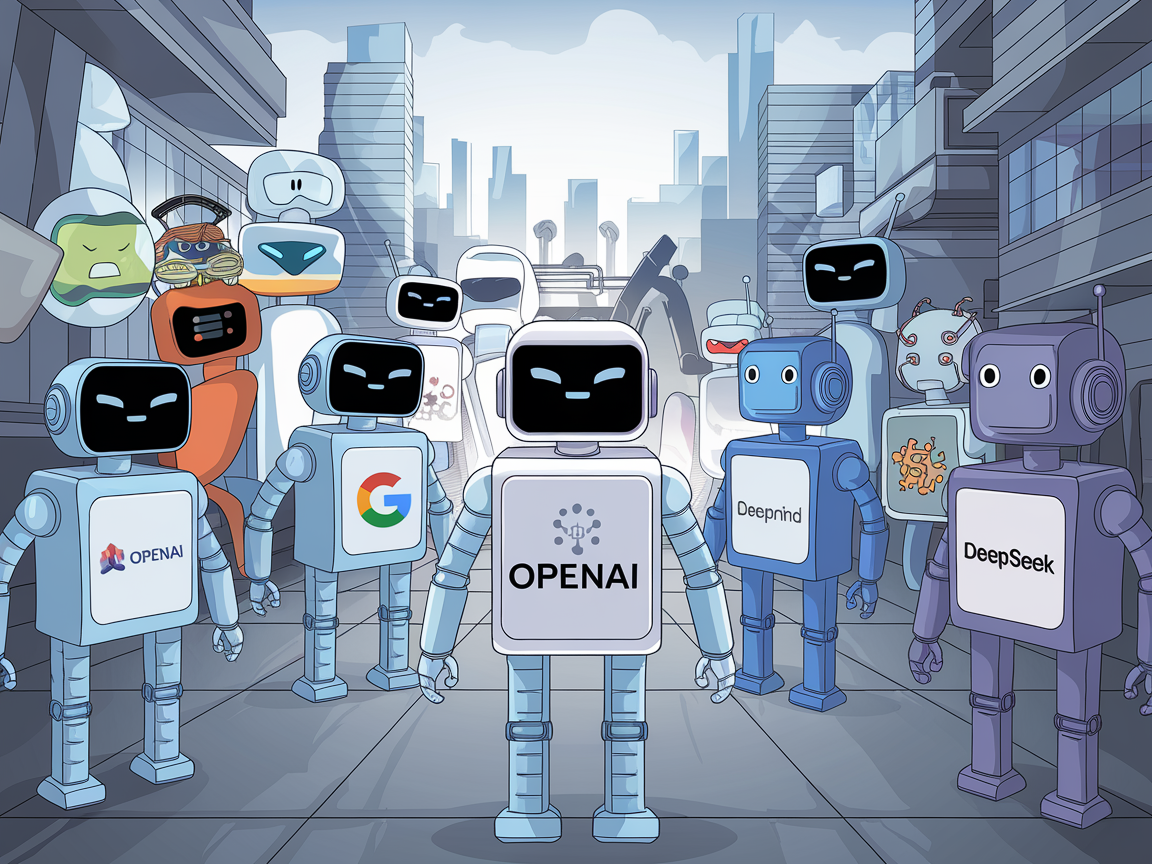 AI War Between OpenAI, Google DeepMind, DeepSeek, and Other Major Players