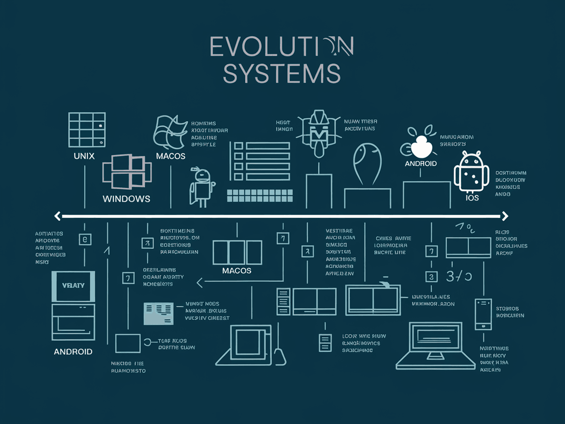 The Evolution of Operating Systems: A Timeline, Features, and Comparison