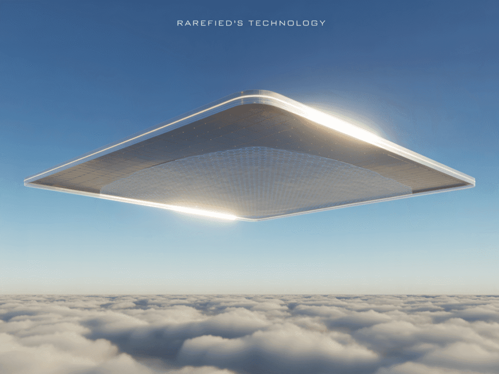The Unseen Highway: How Rarefied’s Solar-Powered Platforms Are Unlocking the Secrets of Near-Space 2 illustrative purposes only