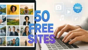 50 Free stock media, photos, music websites
