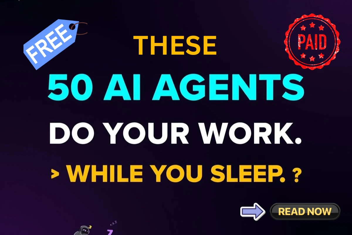 50 Best AI Agents That Do Your Work in 2025 (Free & Paid Tools Tested) 1 50 Best AI Agents That Do Your Work in 2025 (Free & Paid Tools Tested)