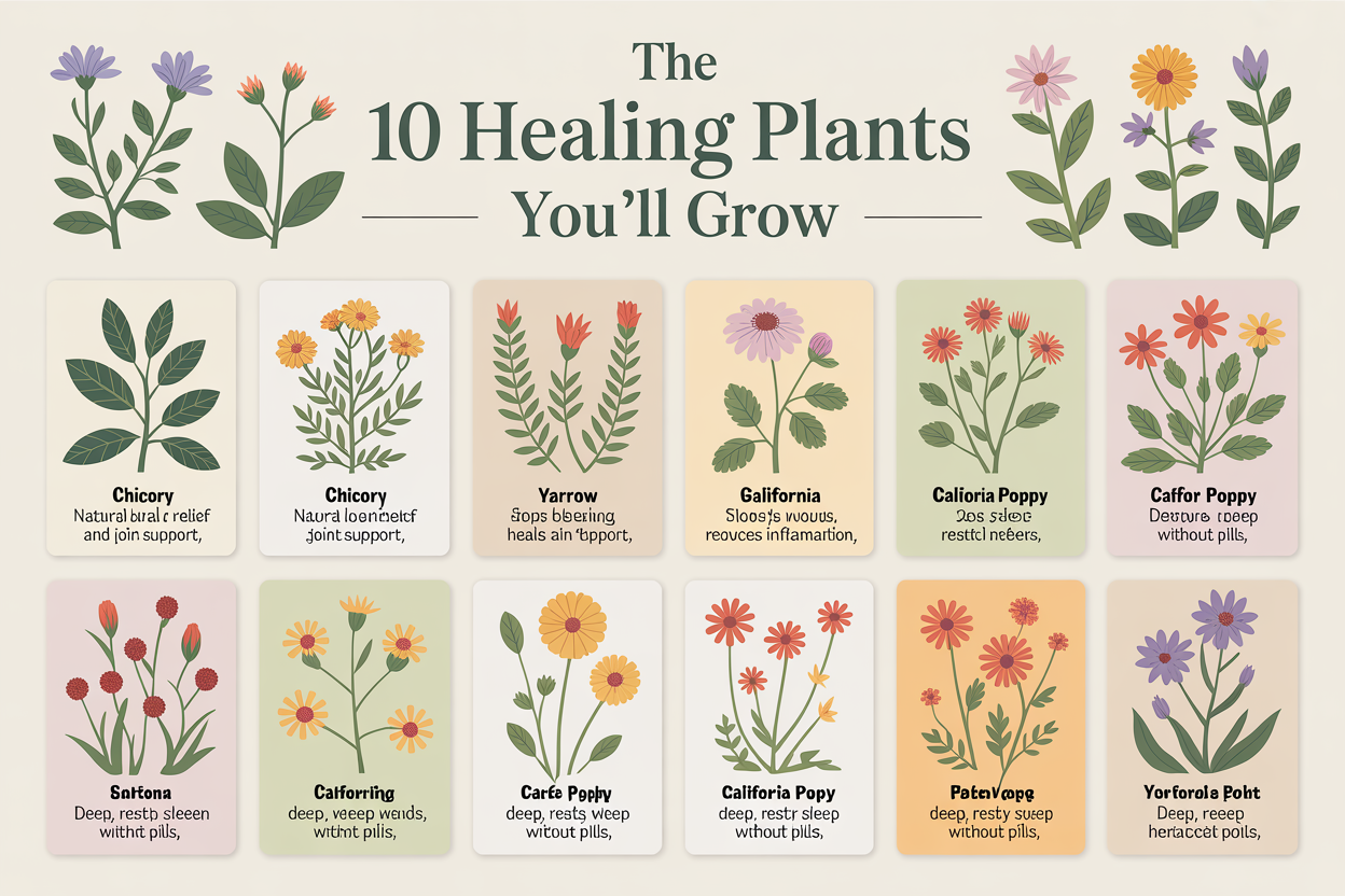How to Turn Your Backyard Into a Natural Pharmacy (Step by Step Guide) 4 The 10 Healing Plants You’ll Grow