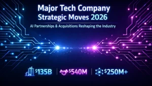 Major tech company strategic moves 2026 AI partnerships acquisitions Microsoft OpenAI Accenture ConnectWise