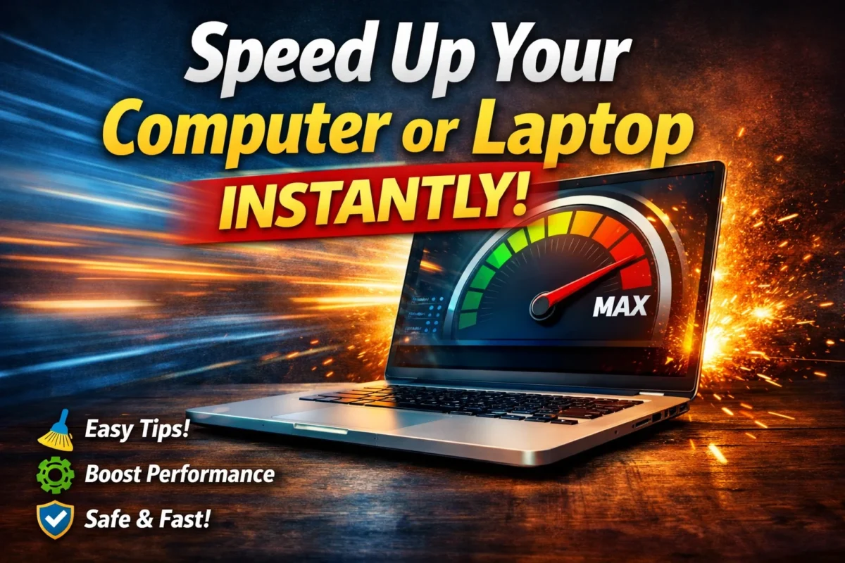 How to Speed Up Your Computer or Laptop Instantly