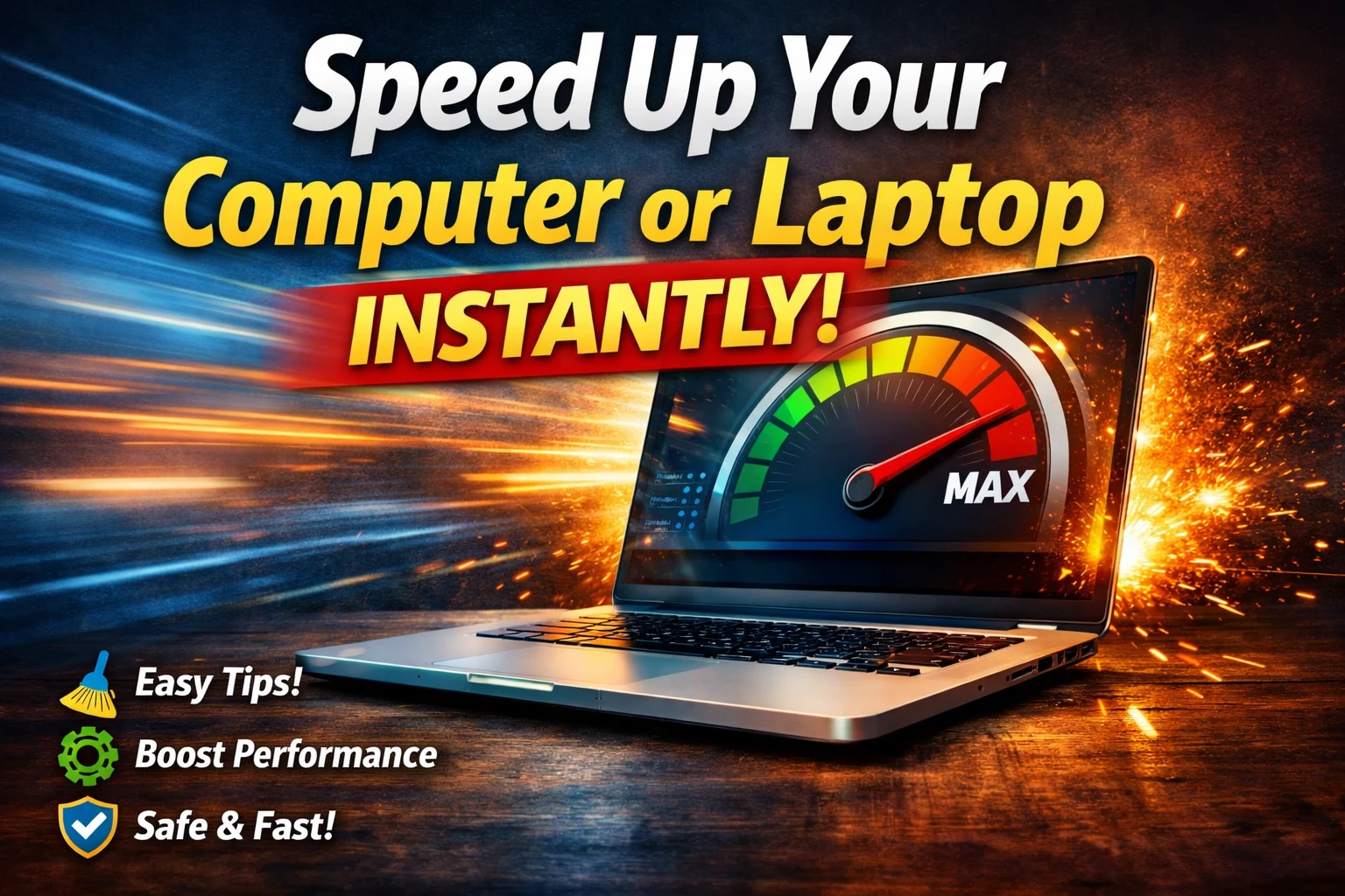 How to Speed Up Your Computer or Laptop Instantly