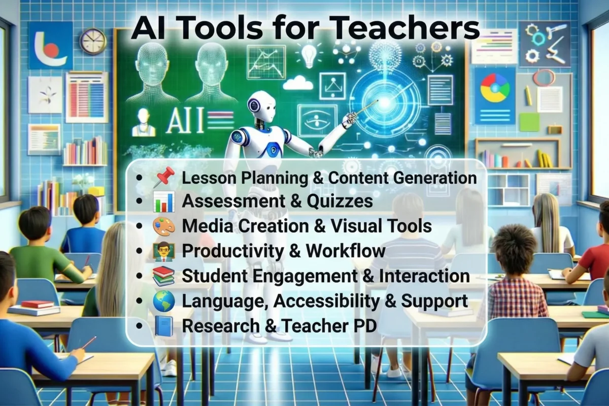 50 AI Tools for Teachers, Educators, and Classrooms (Free & Paid)