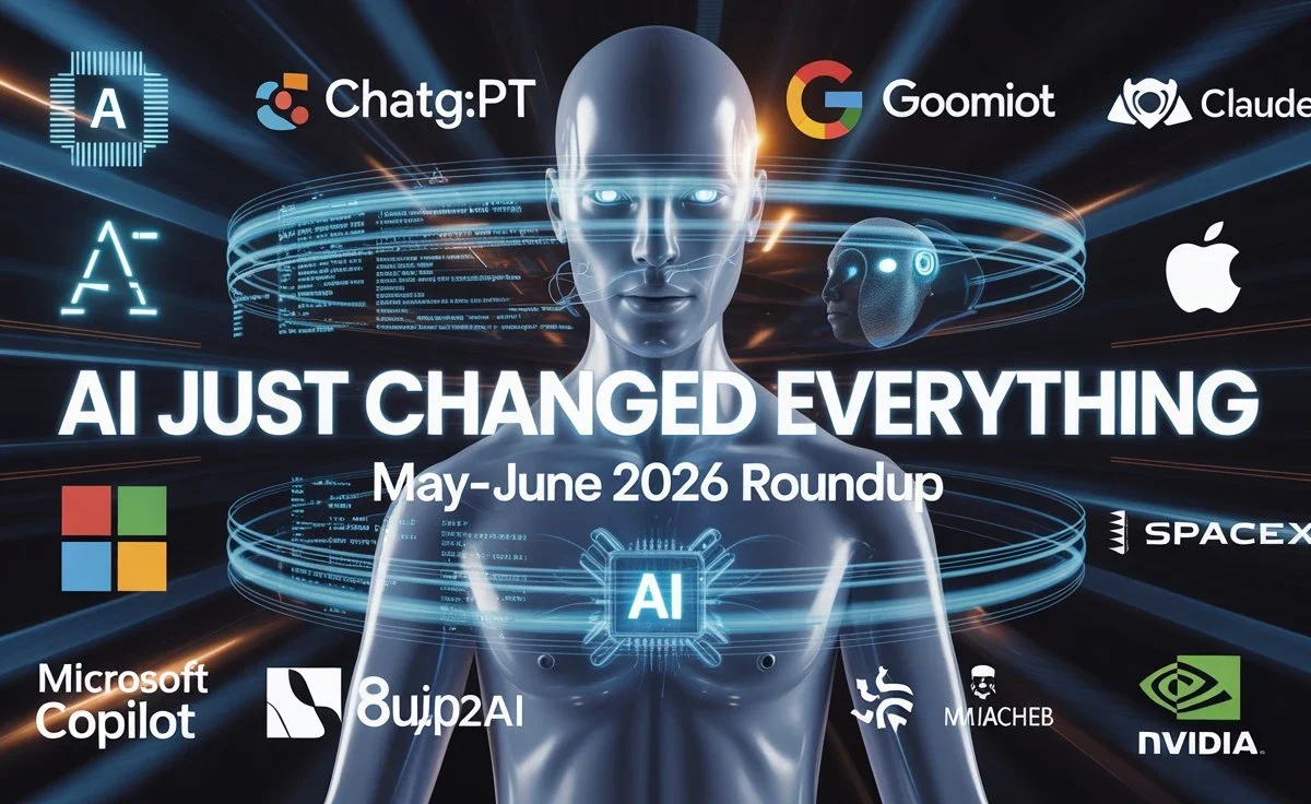 AI News 2026: Biggest AI Tools, Trends & Model Updates from May–June