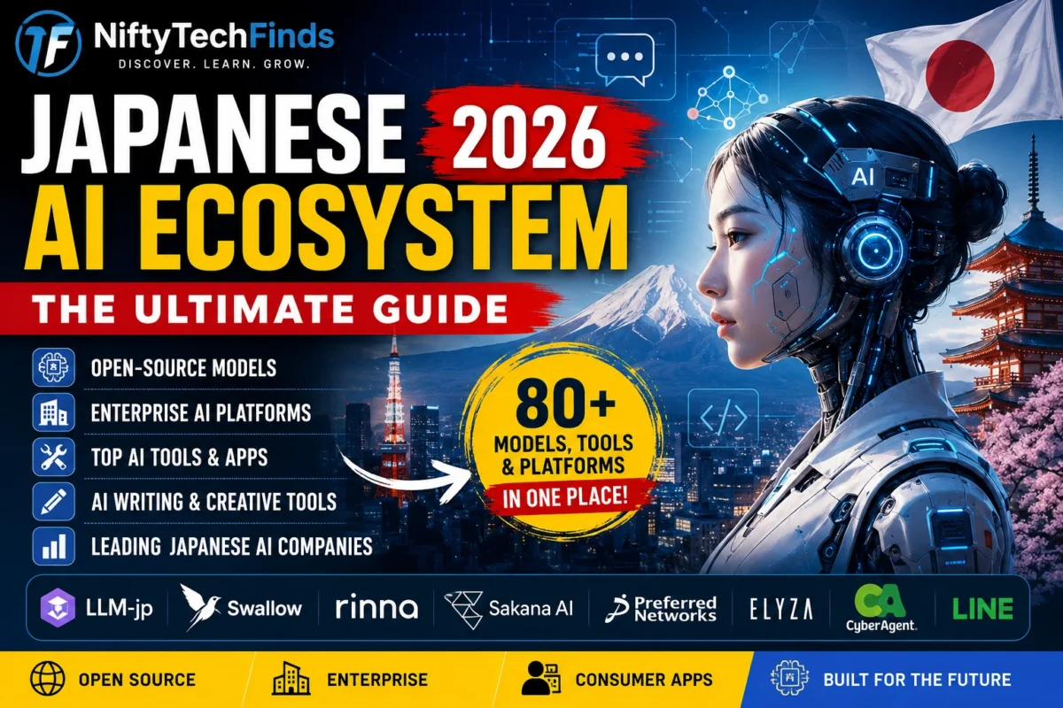 The Open Source Revolution in Japanese AI: A Thorough Explanation of LLM Tools Originating in Japan 1 Japanese AI ecosystem 2026 open source models enterprise AI tools diagram