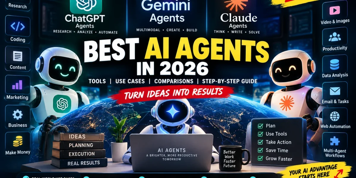 Best AI Agents in 2026: ChatGPT, Gemini, Claude & the Future of Agentic AI 1 BEST AI AGENTS IN 2026